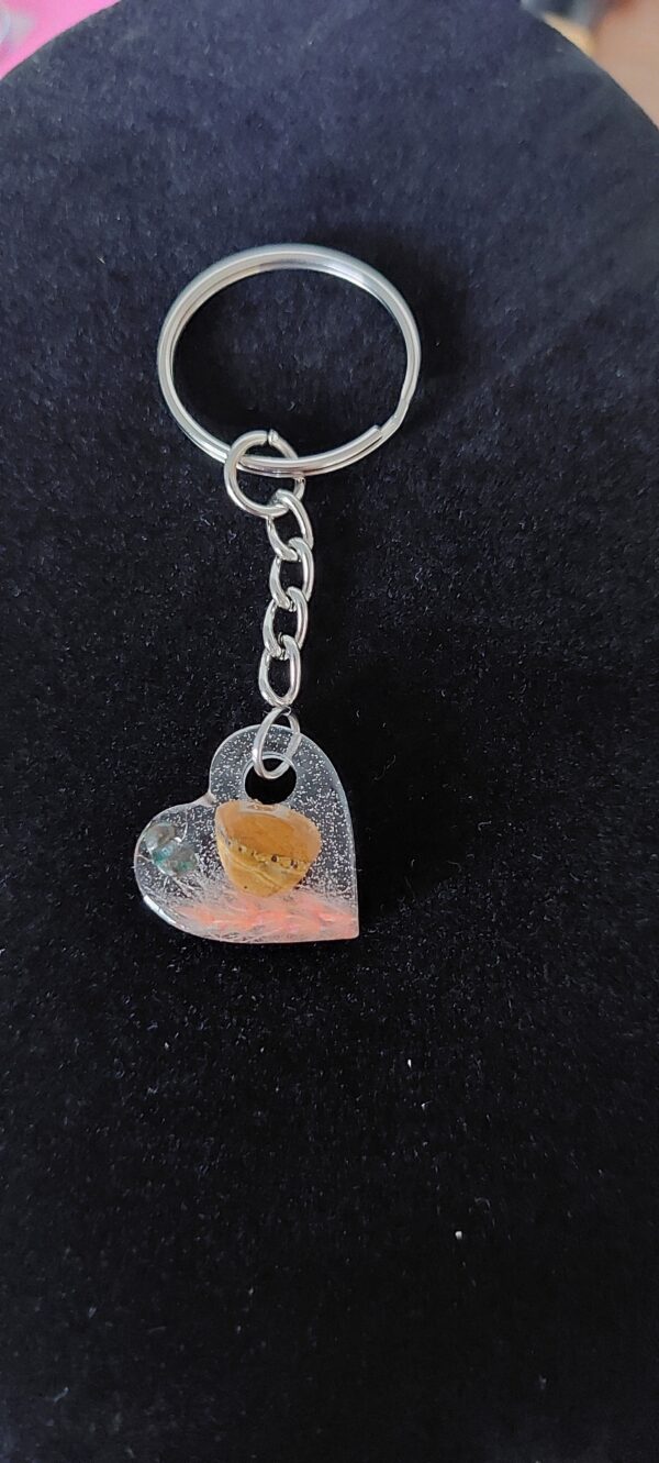 Porte clefs cœur - Collection "Amoria"
