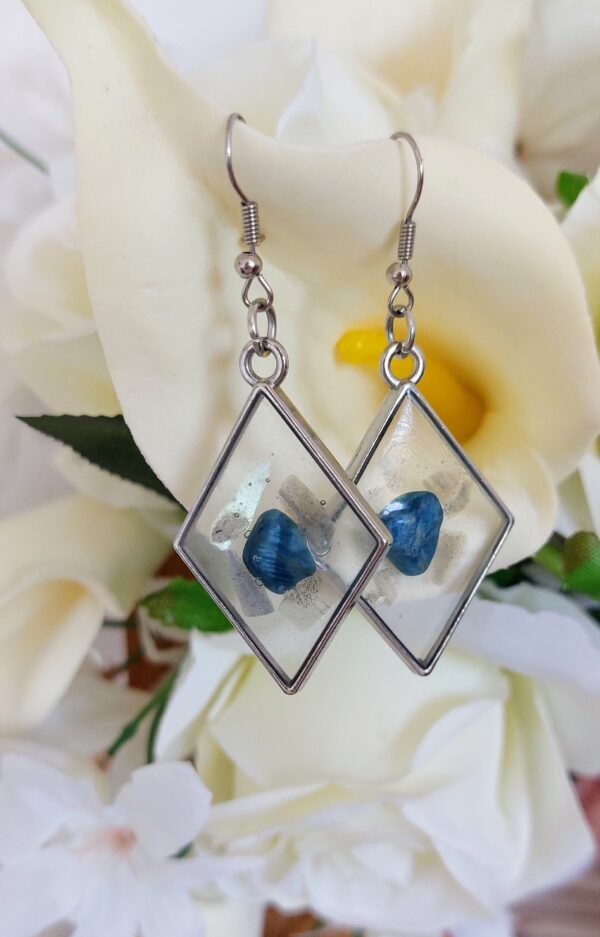 Boucles d'oreille - Collection "coeur de pierre"